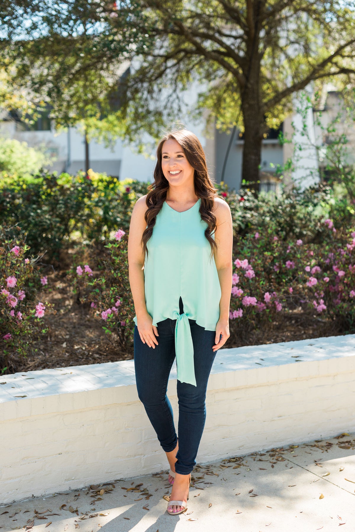 Knot Your Basic Tank - Mint