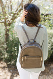 On The Move Backpack - Dark Taupe