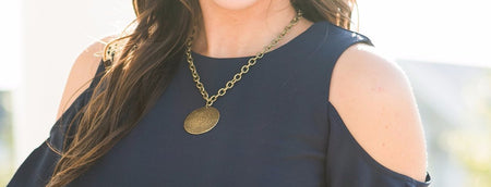 Gold Dangle Necklace