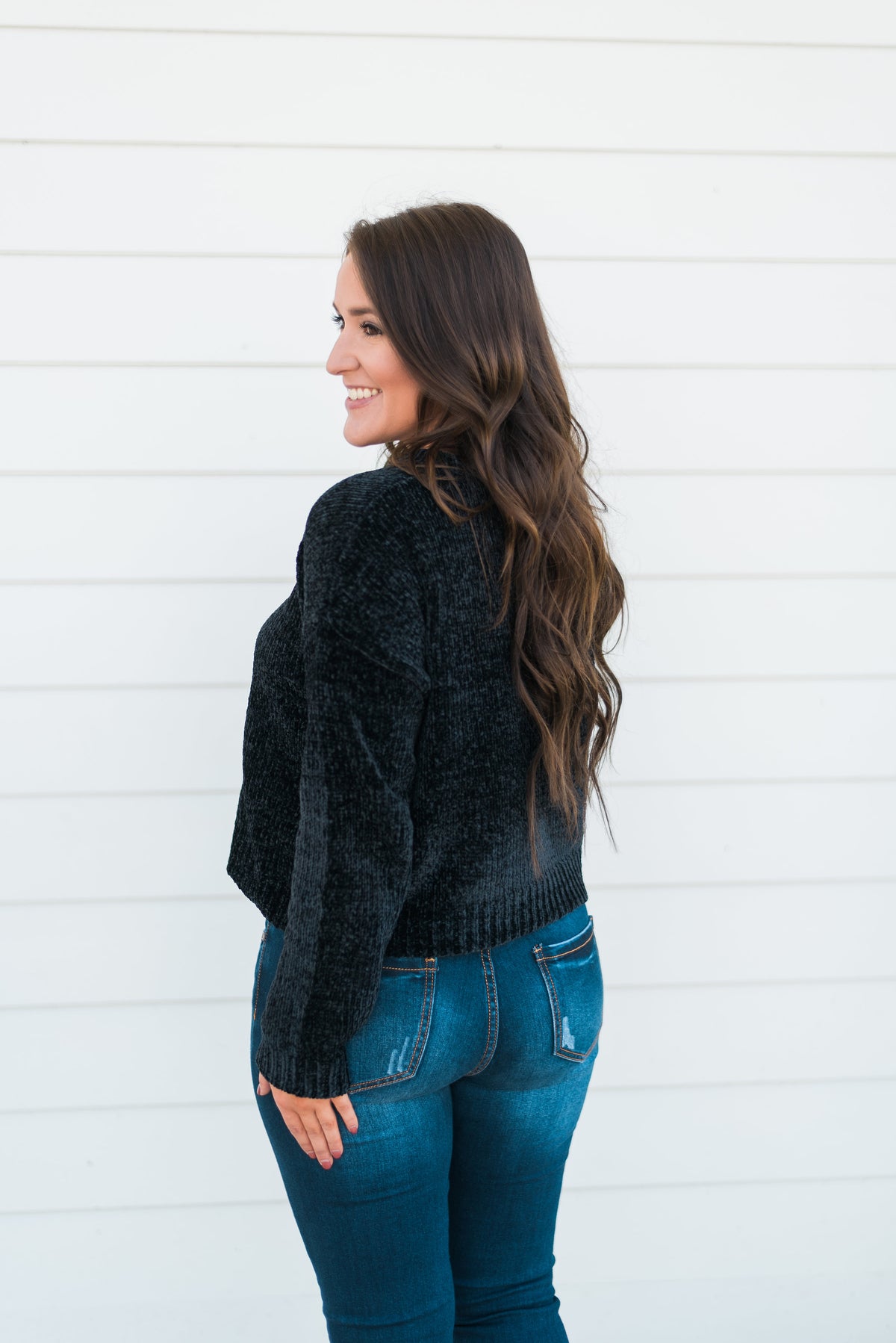 Deliciously Soft Sweater-Black