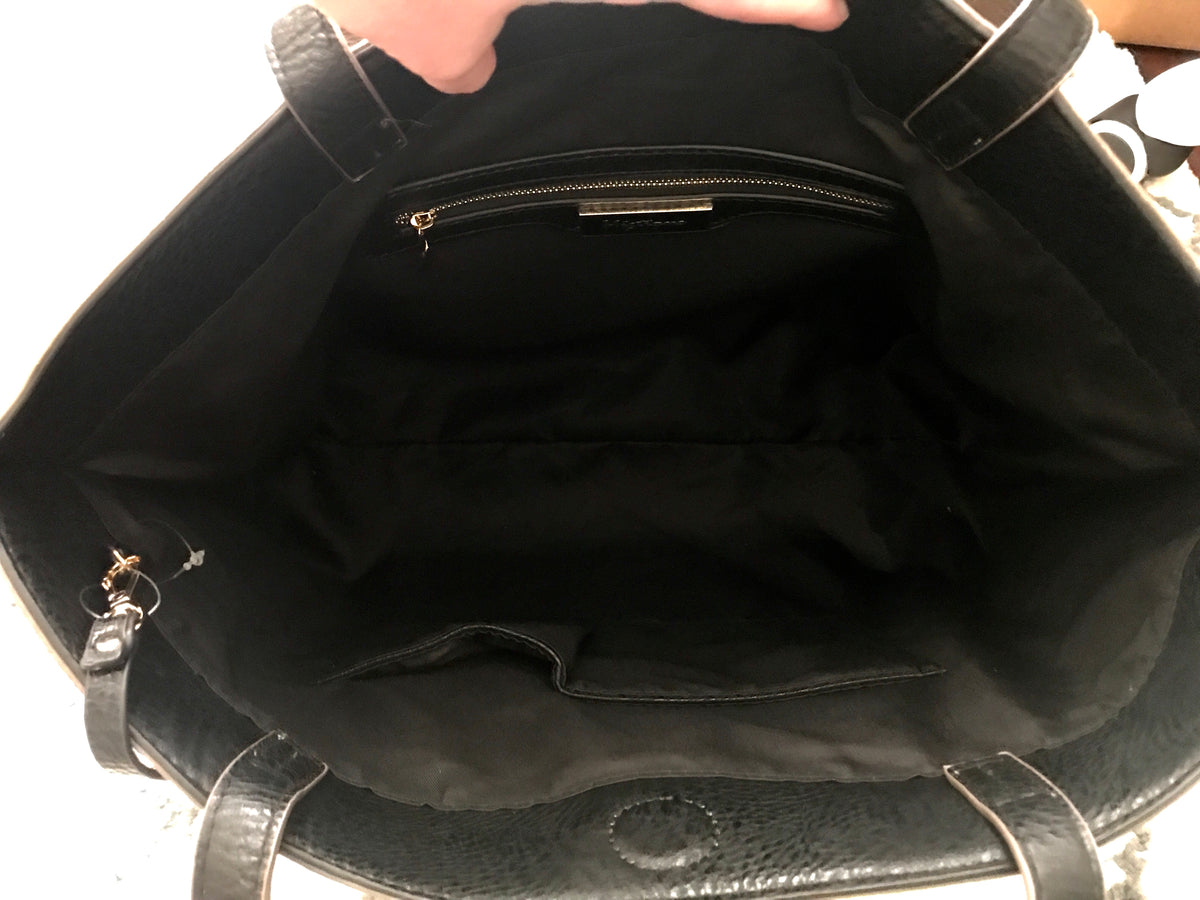 leather grey purse