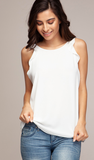 Bow Back Ruffle Sleeve Top- Off White