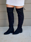 All You Ever Need Suede Boot-Black